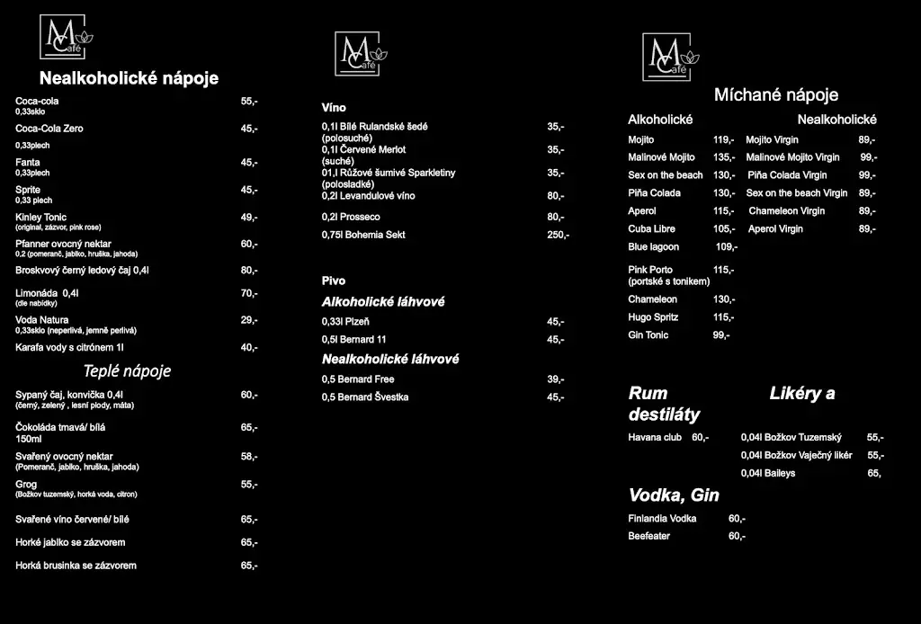 Menu_M Café Hořice_Hořice_immagine_1
