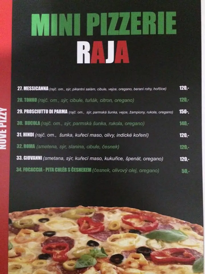 Menu_Pizza Raja Hořice_Hořice_image_2