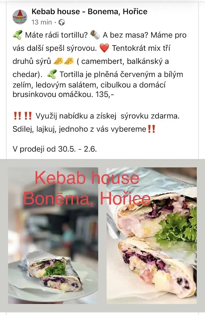 Menu_Kebab house Bonema_Hořice_image_1