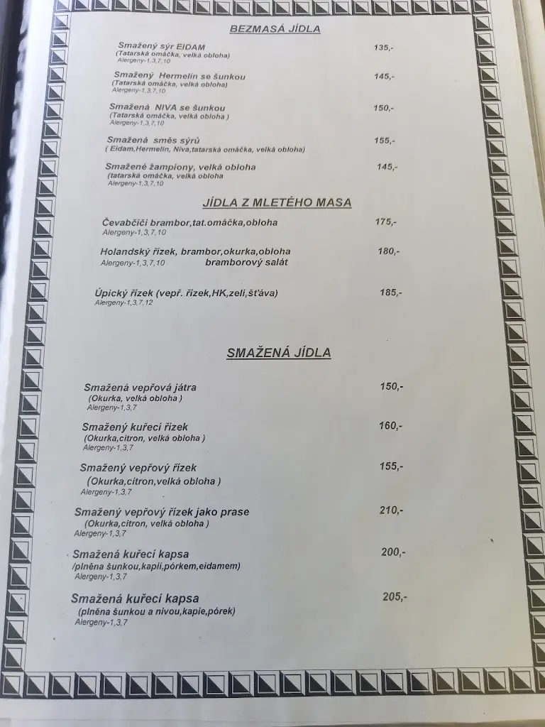 Menu_Pubs U Bicana_Hostinné_image_1