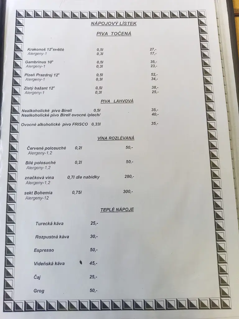 Menu_Pubs U Bicana_Hostinné_image_4