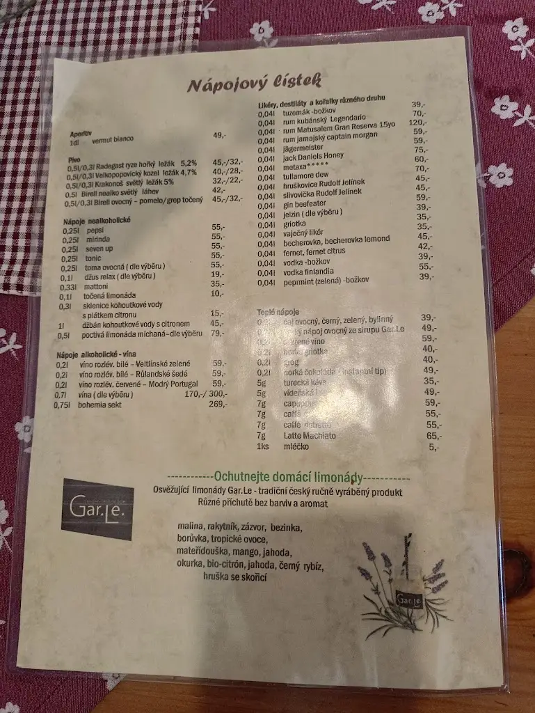 Menu_Staročeská Hospůdka_Hronov_image_1