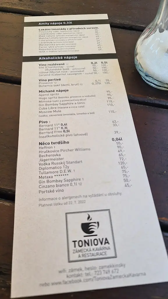 Menu_Toniova zámecká kavárna_Kostelec nad Orlicí_image_4