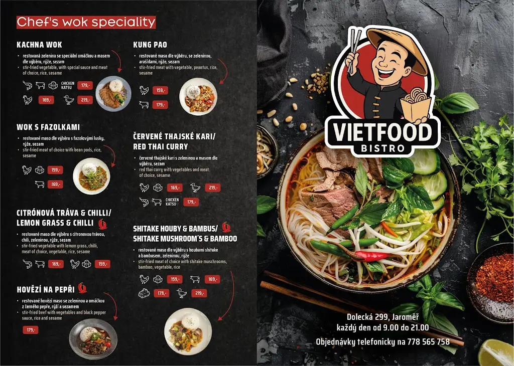 Menu_BISTRO - VIETFOOD_Jaroměř_immagine_2