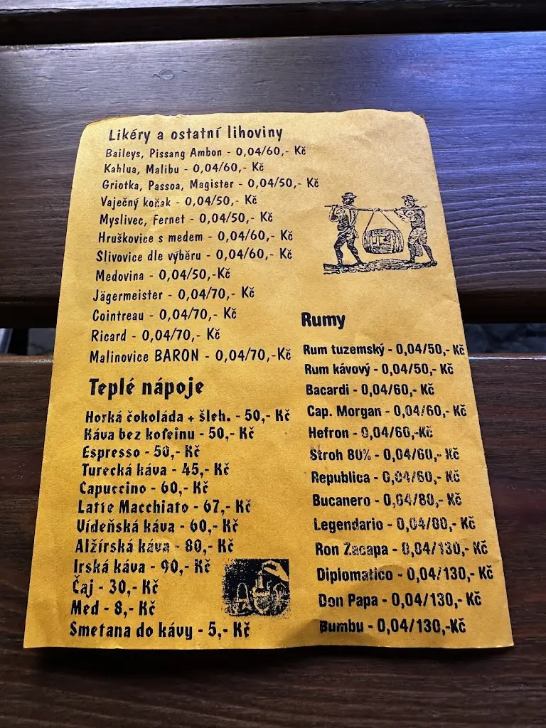 Menu_Café-bar-restaurant Romance_Jaroměř_image_1