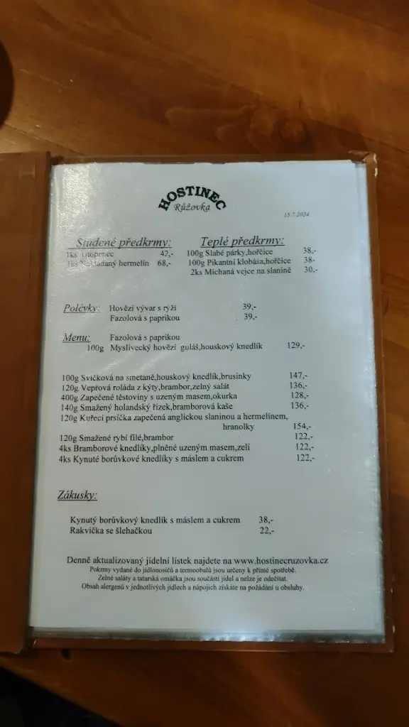 Menu_Hostinec Růžovka_Jaroměř_image_1