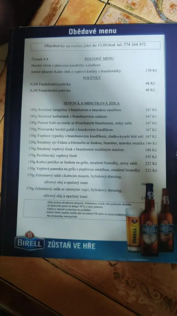 Menu_U Otty_Jaroměř_immagine_3