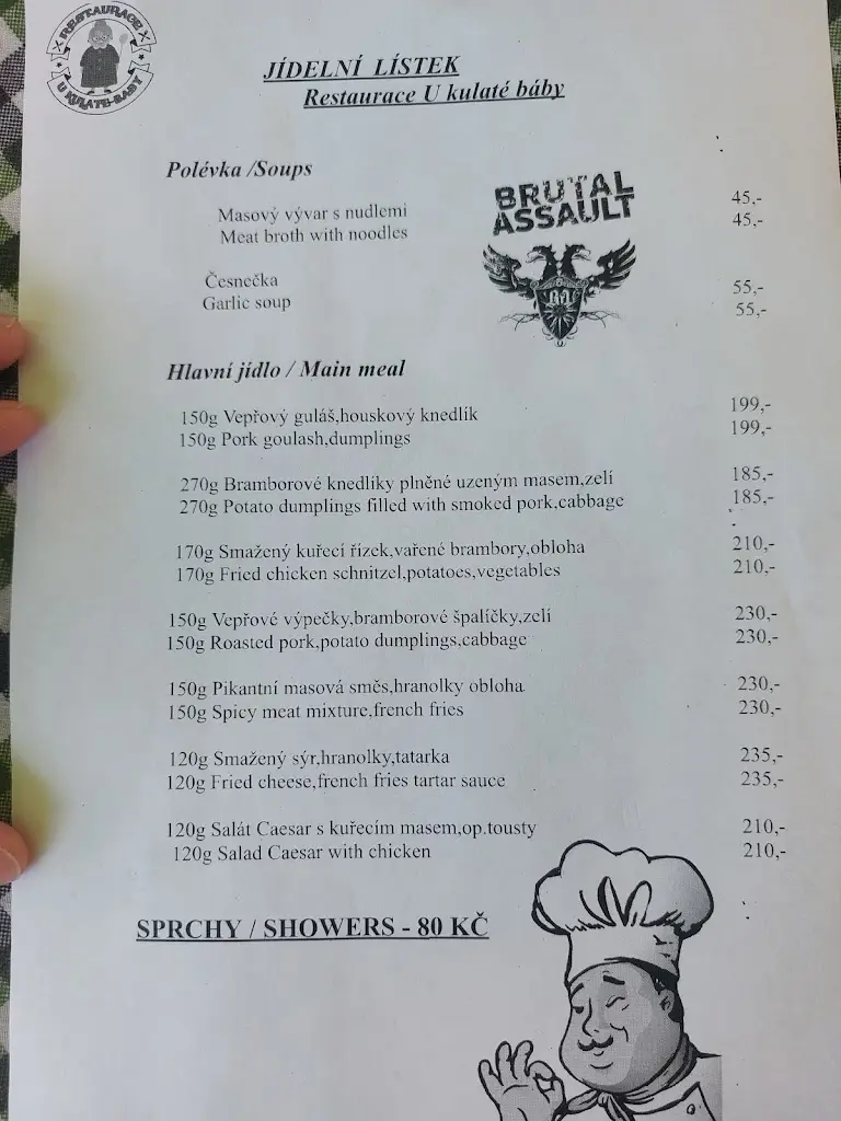 Menu_U KULATÝ BÁBY_Jaroměř_immagine_1