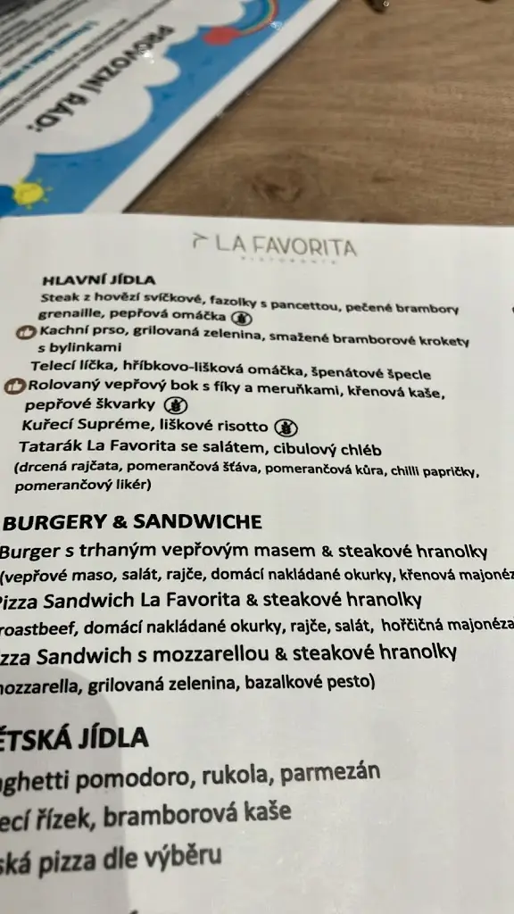 Menu_ristorante La Favorita_Libáň_image_2