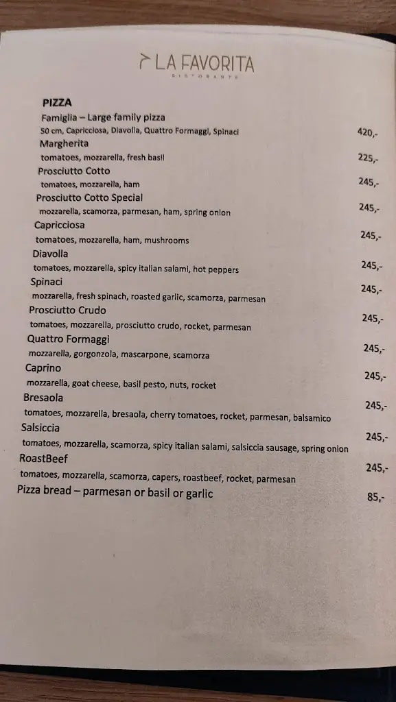 Menu_ristorante La Favorita_Libáň_image_3
