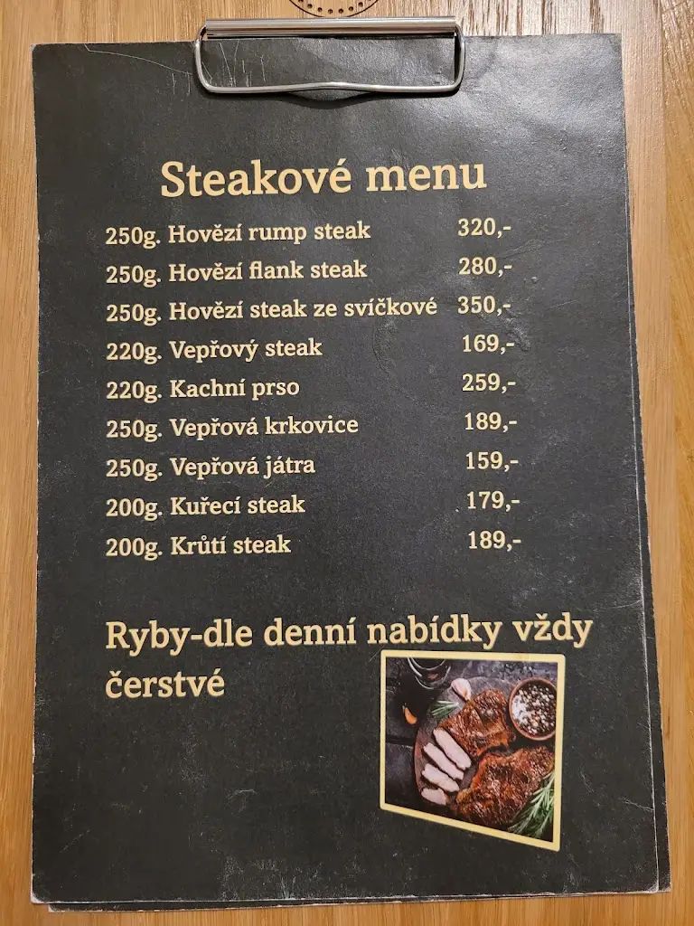 Menu_Restaurace u Sehnalů_Lázně Bělohrad_immagine_1