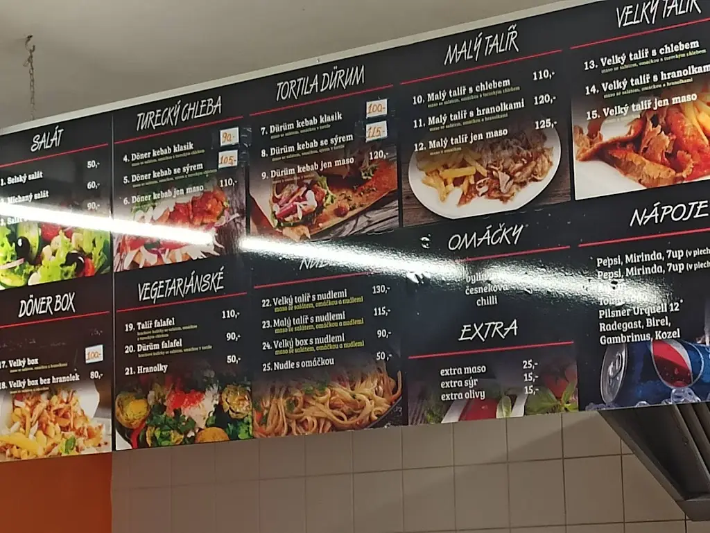 Menu_Restaurace Kebab House_Lázně Bělohrad_immagine_1