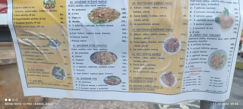 Menu_ASIA Bistro ANH ĐÀO_Lázně Bělohrad_image_1