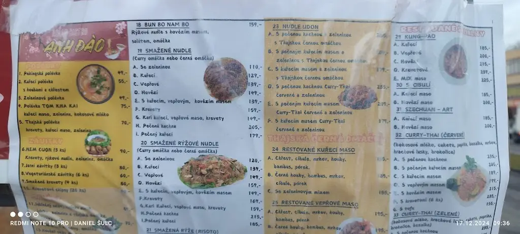 Menu_ASIA Bistro ANH ĐÀO_Lázně Bělohrad_image_2