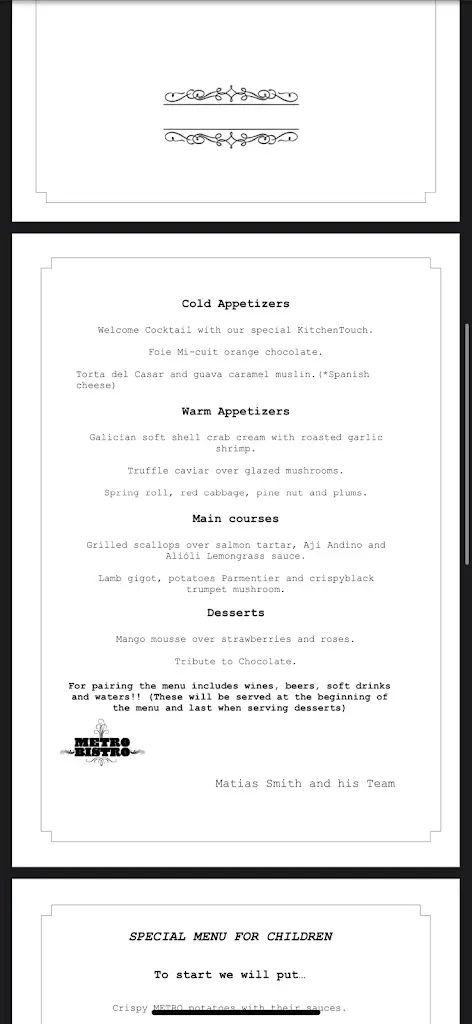 Menu_Metro Bistro_Mostek_image_2