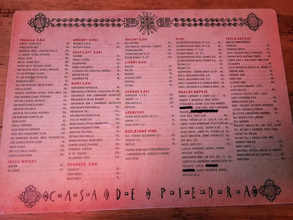 Menu_Mexická restaurace Jičín_Jičín_image_2