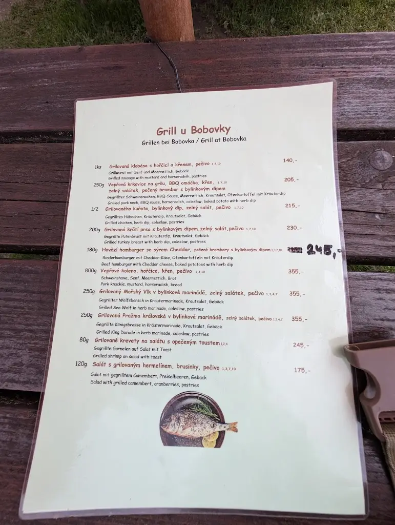 Menu_Grill u Bobovky_Frymburk_immagine_1