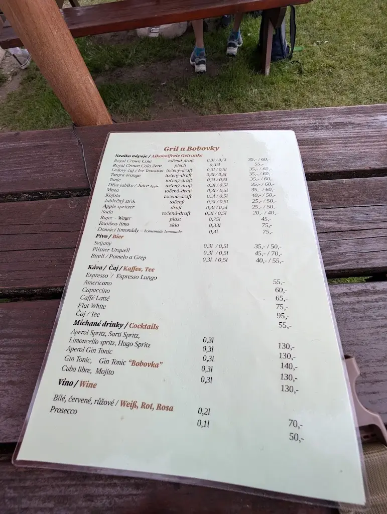Menu_Grill u Bobovky_Frymburk_immagine_2