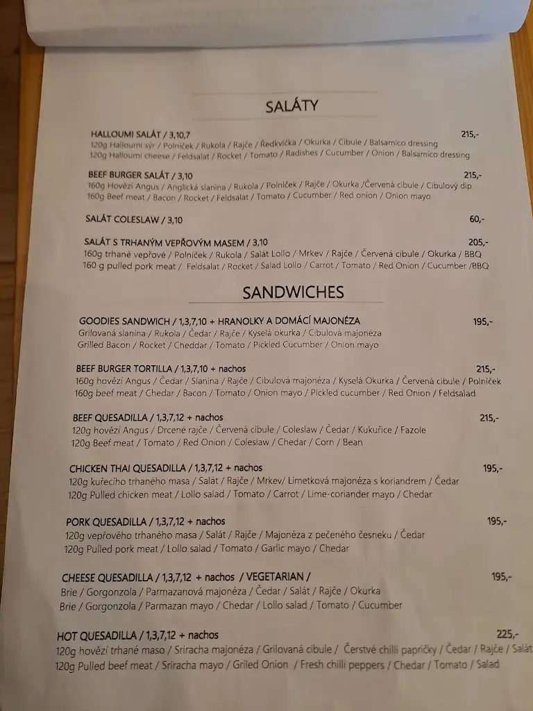 Menu_Goodies restaurace_Jičín_image_1