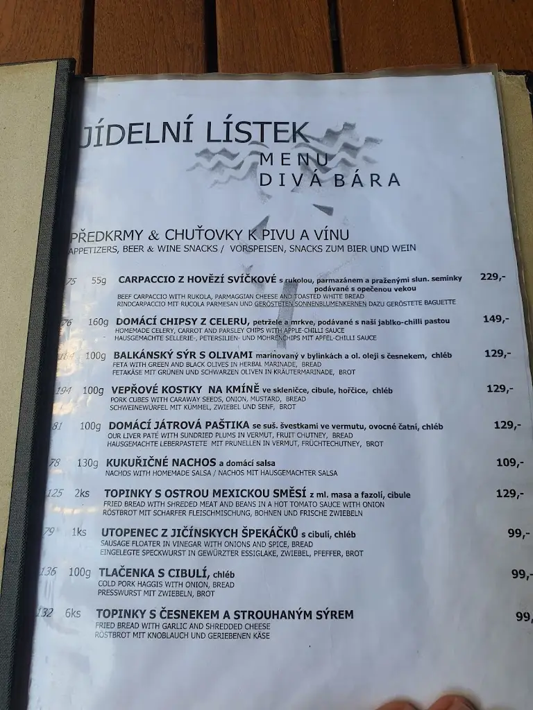 Menu_Restaurace Divá Bára_Jičín_image_3