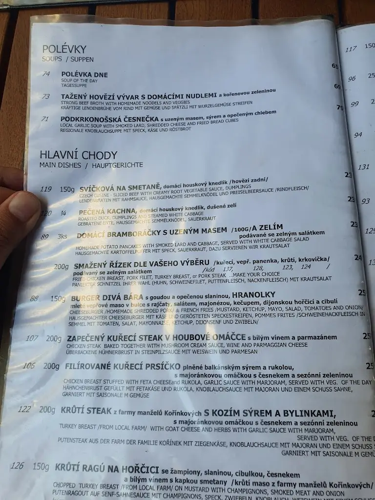 Menu_Restaurace Divá Bára_Jičín_image_4