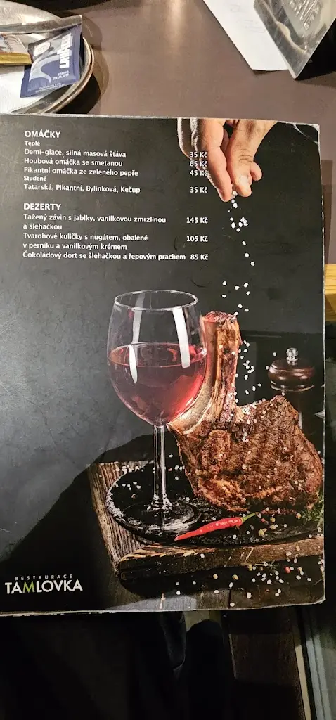 Menu_Restaurace Tamlovka_Jičín_immagine_4