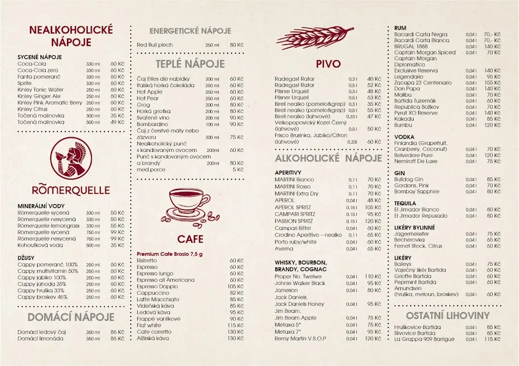 Menu_Restaurace & Pizzeria Prosecco Jičín_Jičín_image_1