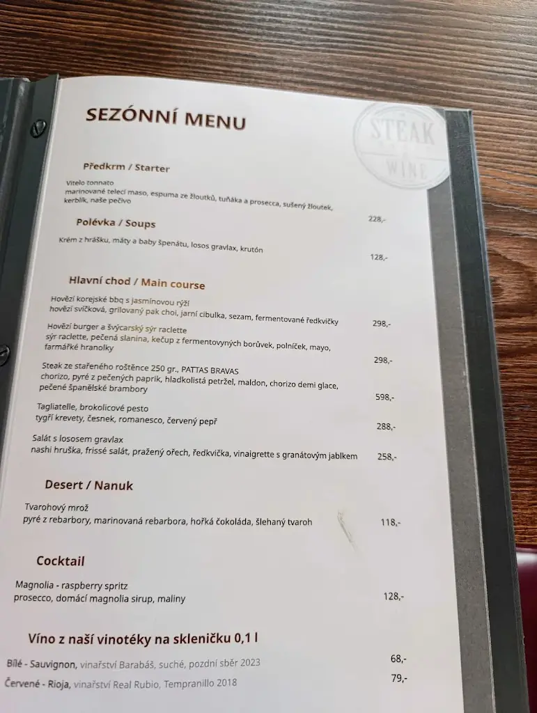 Menu_Steak House_Jičín_image_2