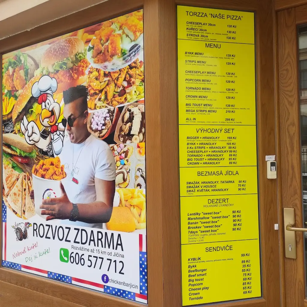 CHICKEN BAR JIČÍN - rozvoz jídla restaurant in Jičín
