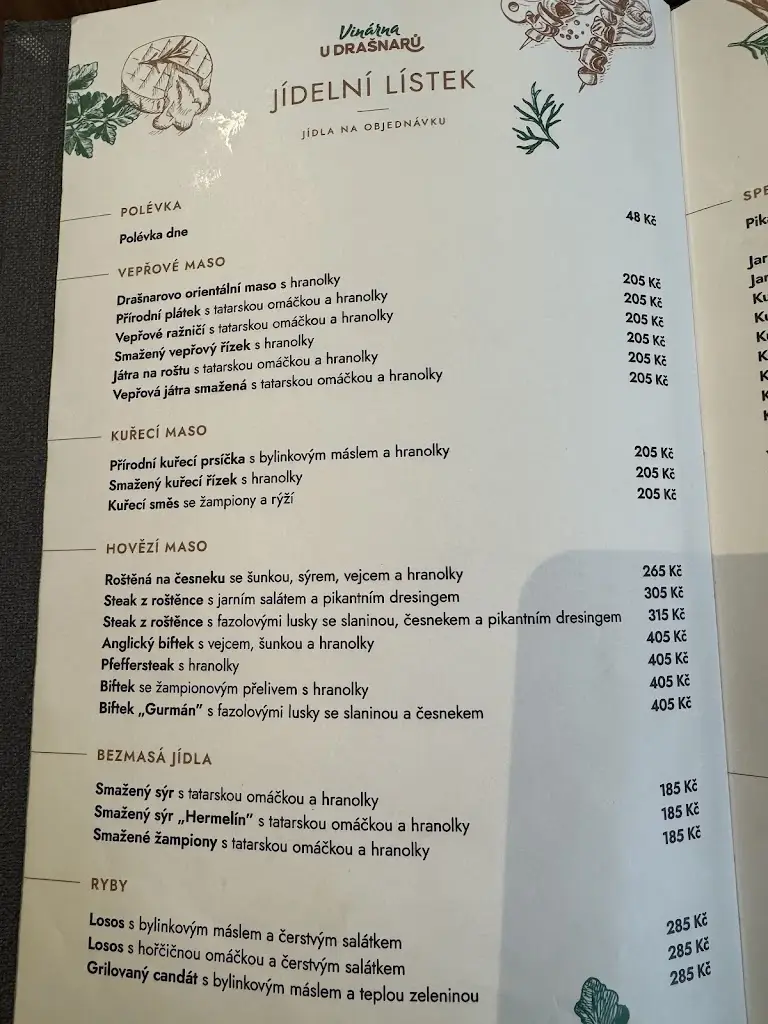 Menu_Great restaurant for meat_Nové Město nad Metují_image_1