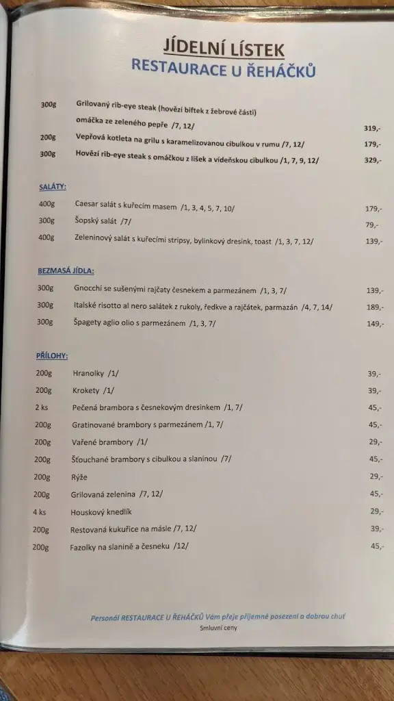 Menu_Restaurace U Řeháčků_Nové Město nad Metují_image_3