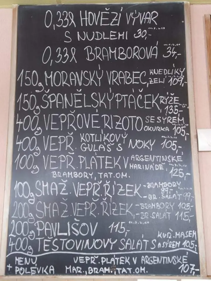 Menu_Restaurace U Trunečků_Nové Město nad Metují_image_4