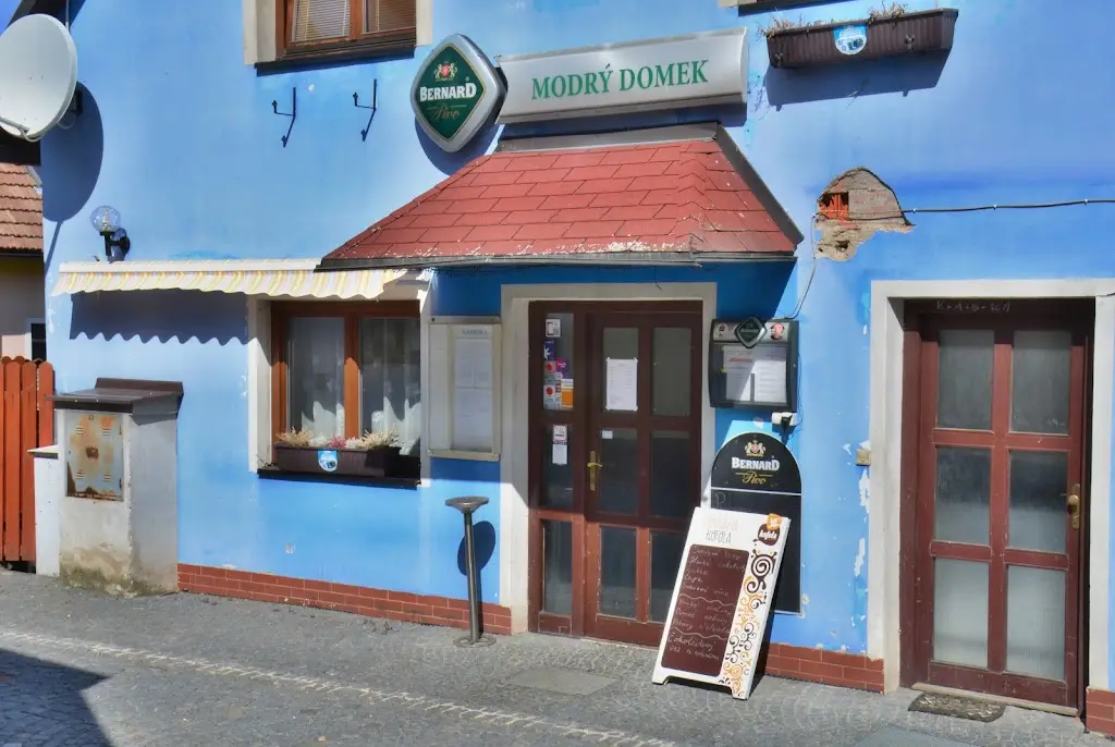Modrý domek restaurant in Opočno