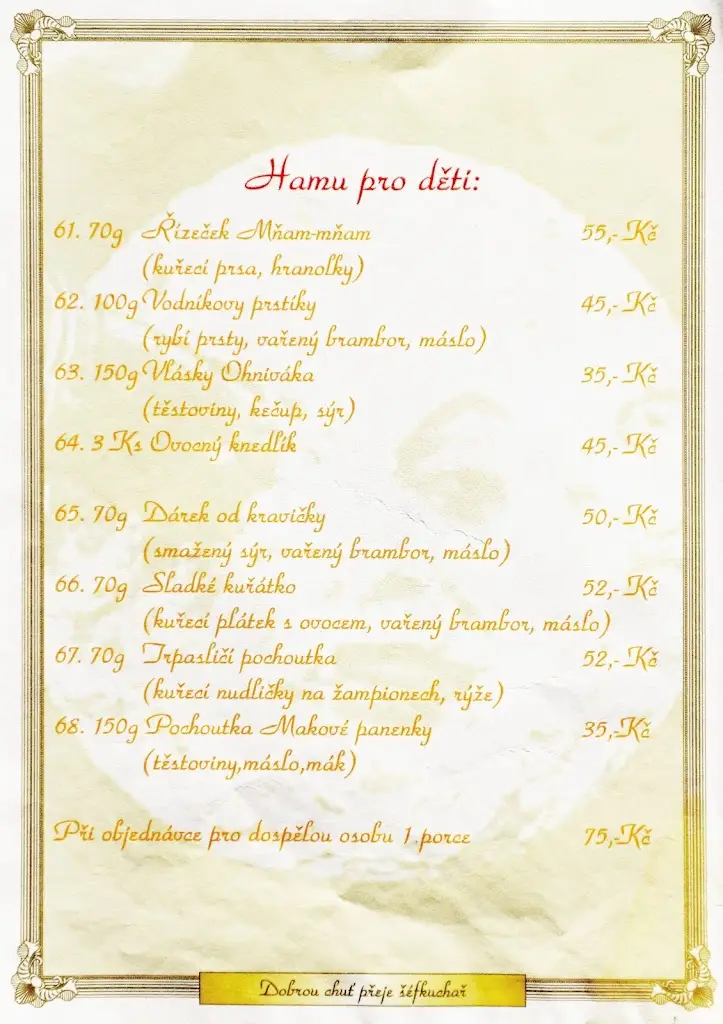 Menu_Restaurace U Maxe_Ostroměř_image_2
