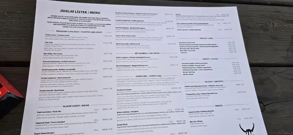 Menu_H&M Steak Restaurant Lipno_Frymburk_immagine_3