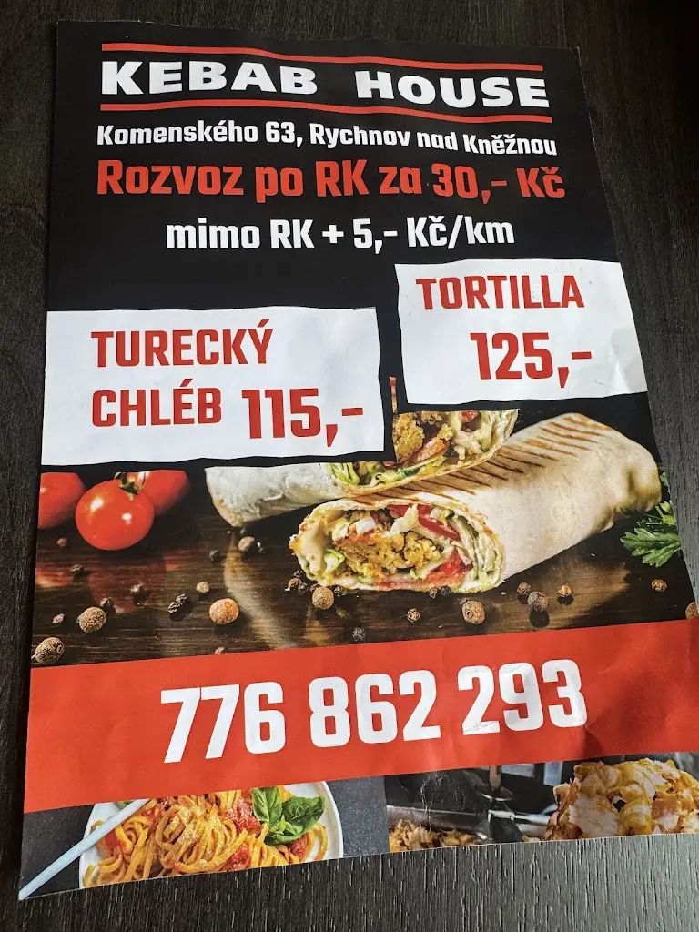 Menu_Kebab House Rychnov_Okres Rychnov nad Kněžnou_image_1