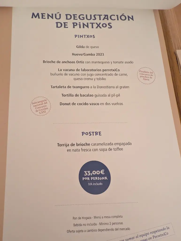 Menu_perretxiCo Chueca | Tapas Madrid_Pecka_image_3