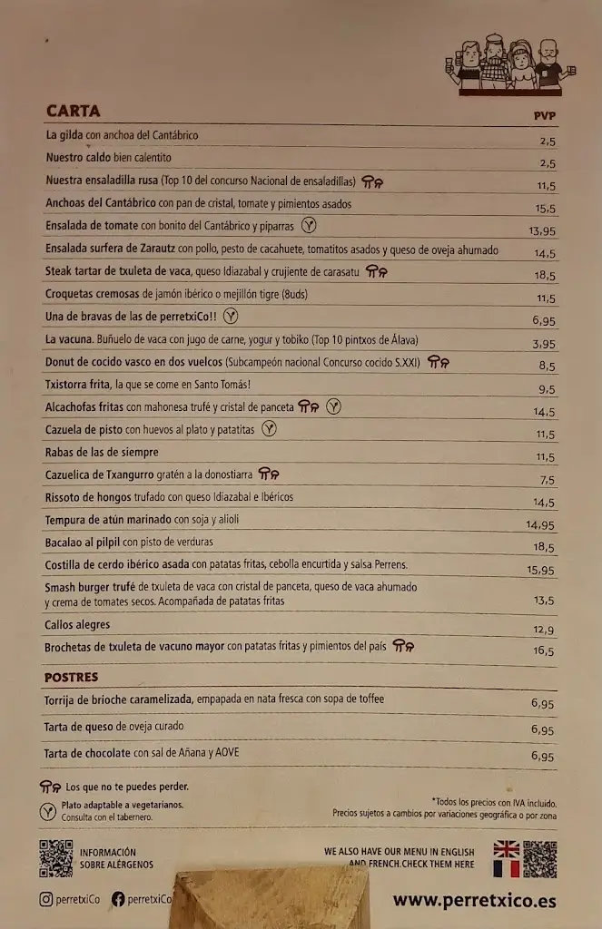 Menu_perretxiCo Chueca | Tapas Madrid_Pecka_image_4