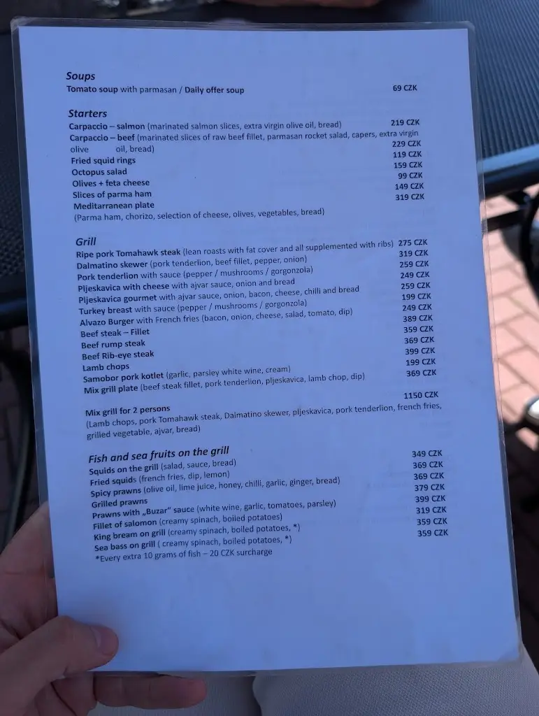 Menu_Alvazo Grill & Restaurant_Okres Trutnov_image_2