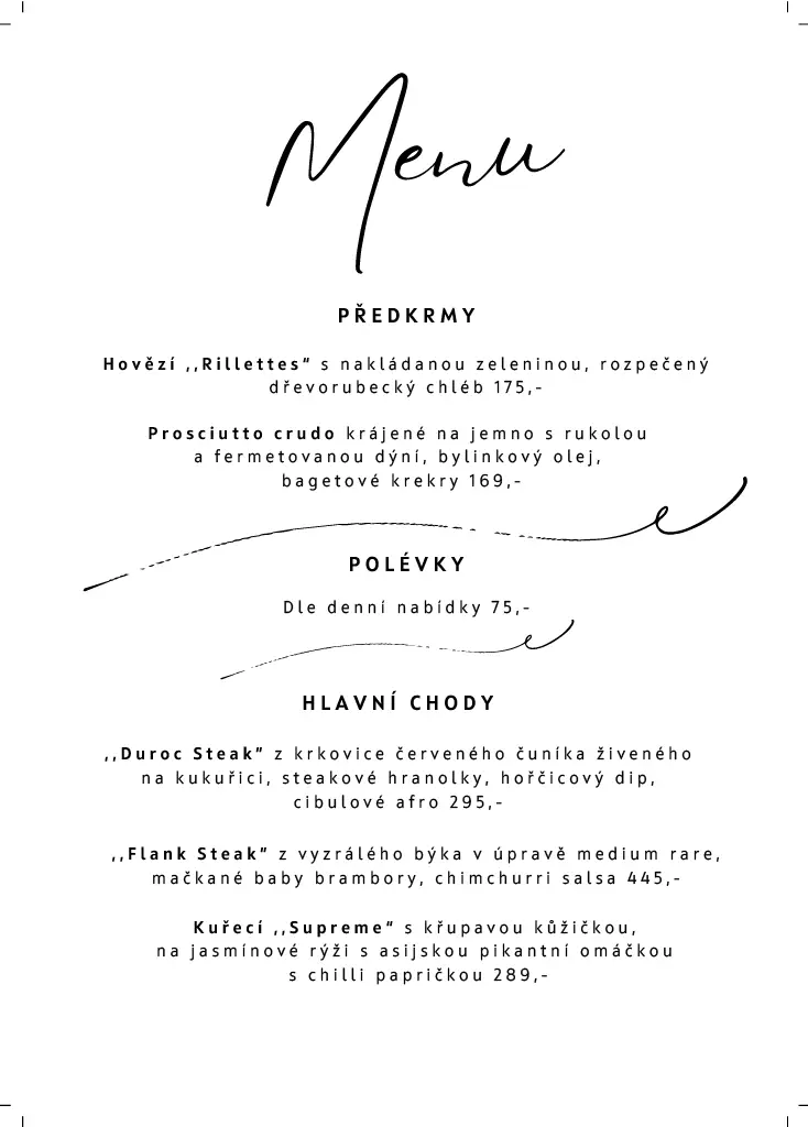 Menu_Restaurant Rýbrcoul_Okres Trutnov_image_1