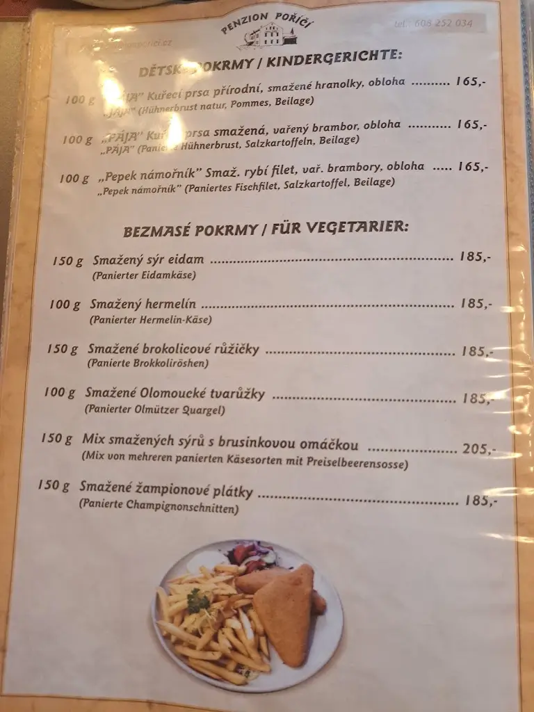Menu_Restaurace Poříčí_Okres Trutnov_image_1