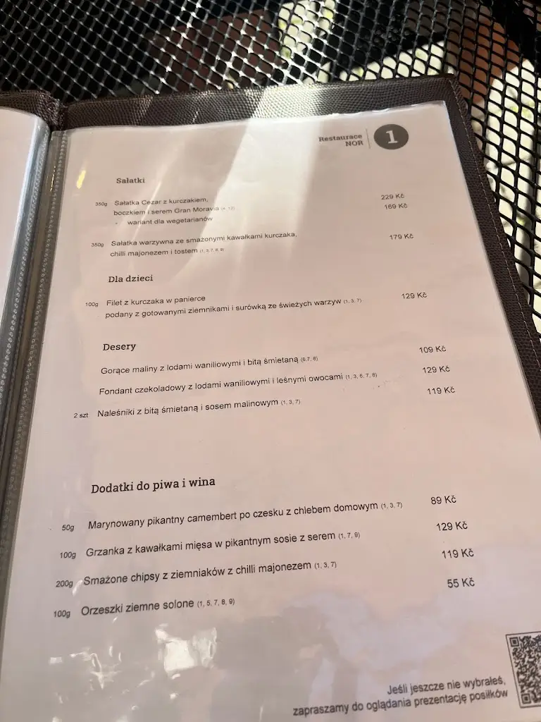 Menu_Restaurace Jednička Trutnov_Okres Trutnov_image_2