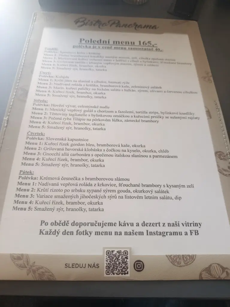 Menu_Bistro Panorama_Hluboká nad Vltavou_image_2