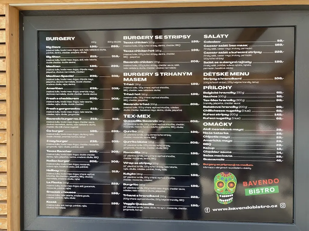 Menu_Bavendo Bistro_Okres Trutnov_immagine_2