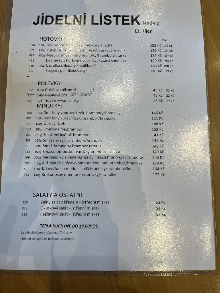 Menu_Restaurace Na Hřišti_Okres Trutnov_image_2