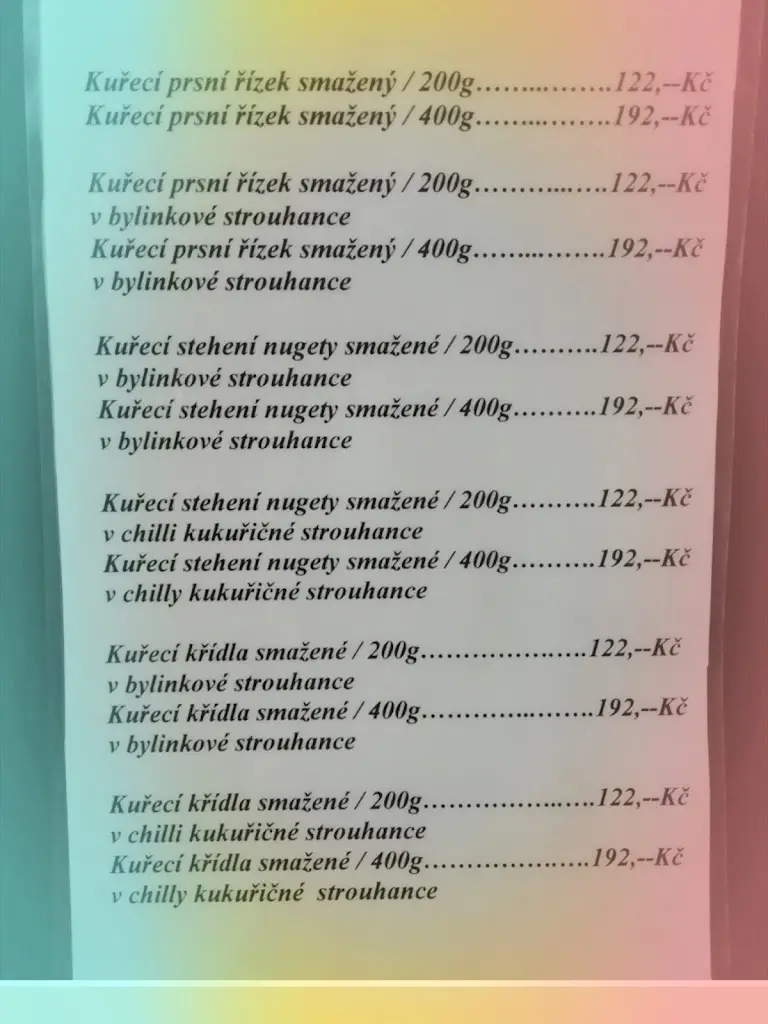 Menu_Česká hospoda_Okres Trutnov_immagine_1