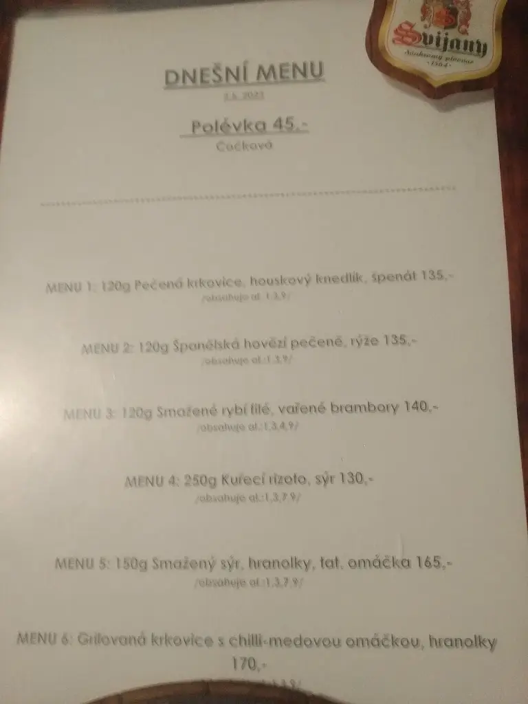 Menu_Restaurace U Draka_Okres Trutnov_image_4