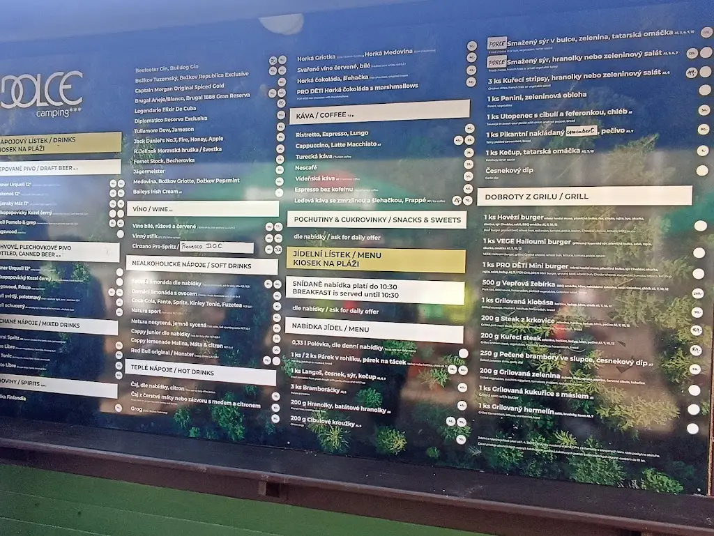 Menu_Kiosek Na Pláži Dolce_Okres Trutnov_image_1