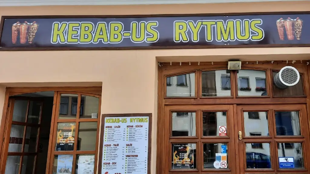 Kebab-Us Rytmus restaurant in Blatná