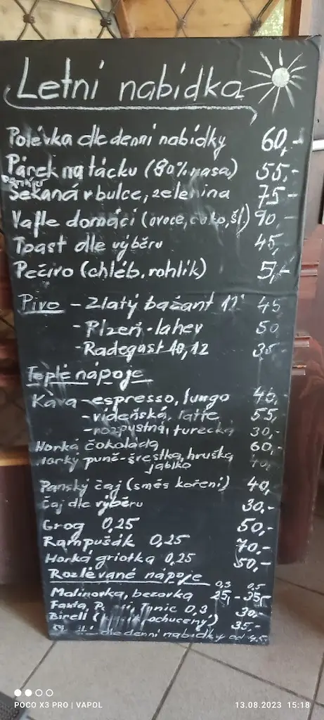 Menu_Občerstvení 